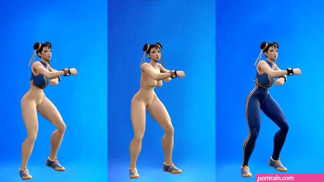 Chun Li Fortnite Dances But All Naked