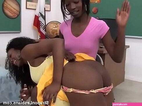 Ebony lesbian anal squirt . Adult archive.