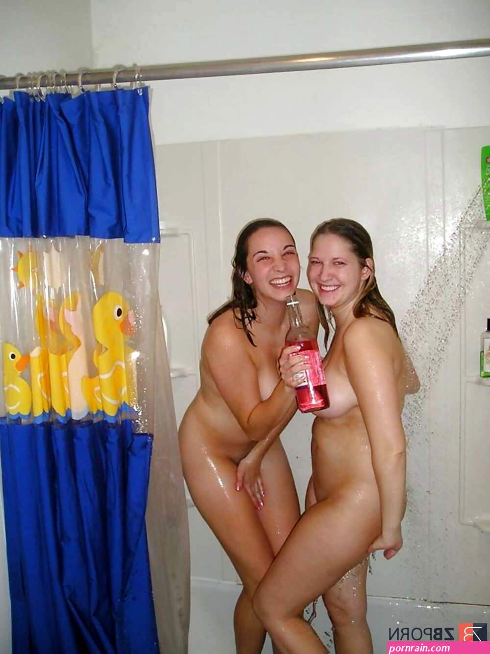 Naked embarrassed