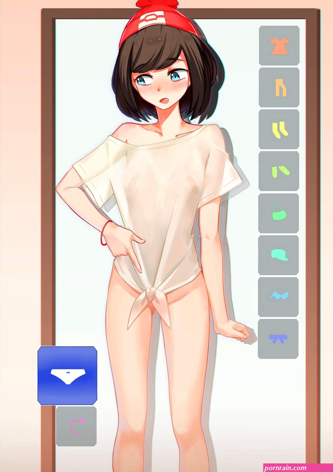 Bottomless] naked T-shirt one girl is erotic! [No Pan] Part 3