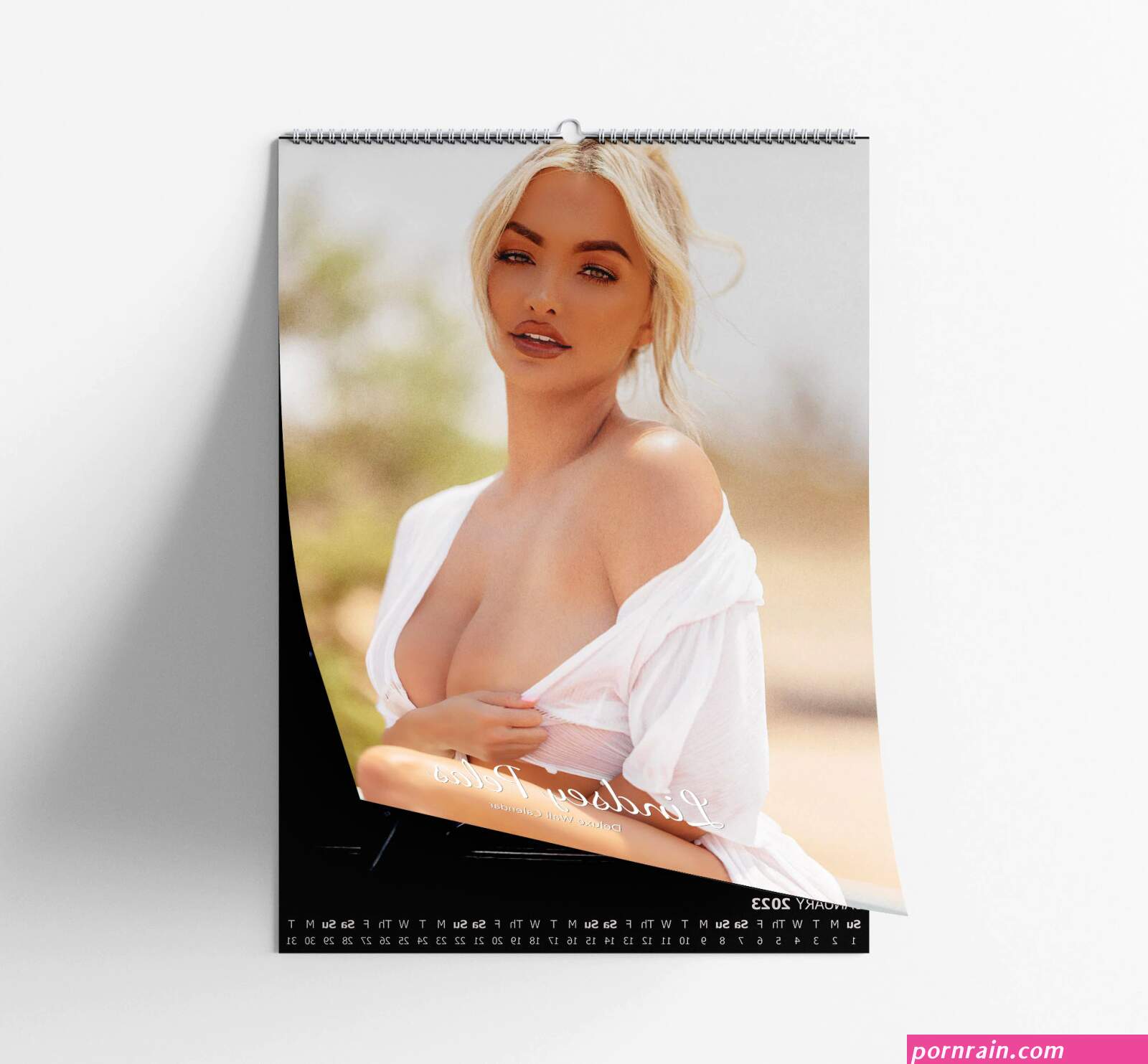 Sexy Hot Lindsey Pelas Deluxe Wall Calendar Personalised 12