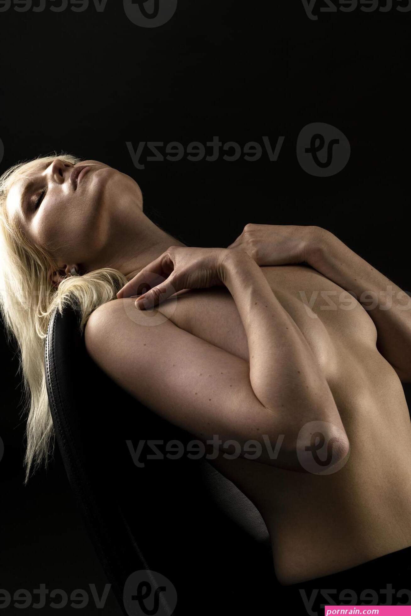 Beautiful woman covering her nude breast isolated on white background.  Breast cancer concept 16791038 Stock Photo at Vecteezy