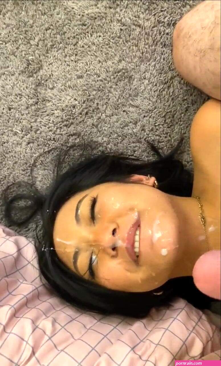 Sexy Asian Babe Filled Her Face With Cum Facial Video