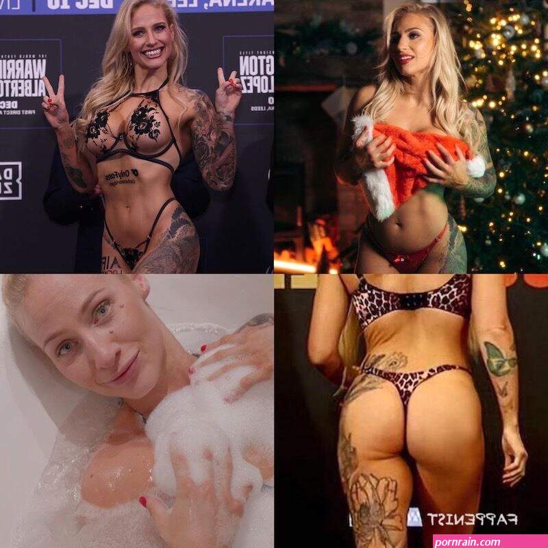 Ebanie Bridges aka Blonde Bomber Nude and Sexy Photo Collection