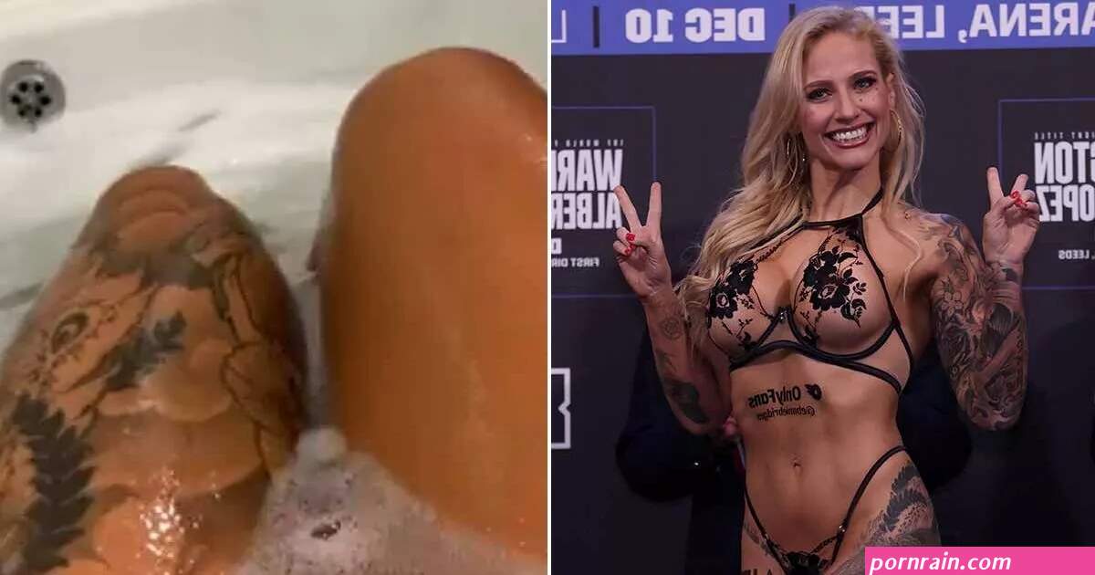 Naked boxer Ebanie Bridges offers to sell her bath water to one of her fans