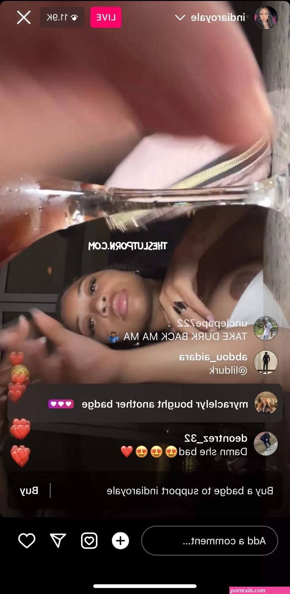 India Royale Nude Tits Nip Slip Live Lil Durk Ex-Fiance