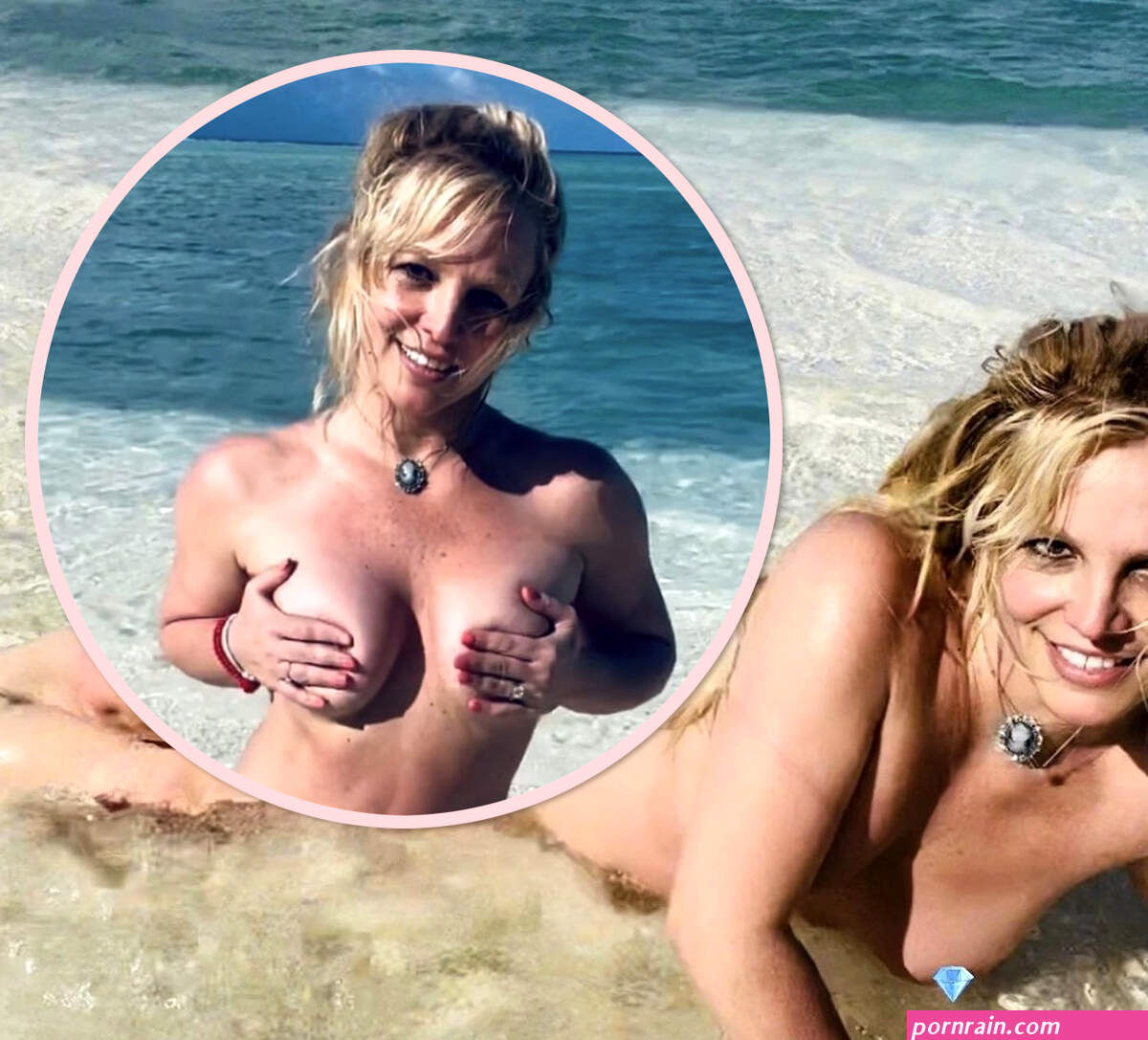 Britney Spears Poses Totally Naked For Sexy AF Beach Photos!!