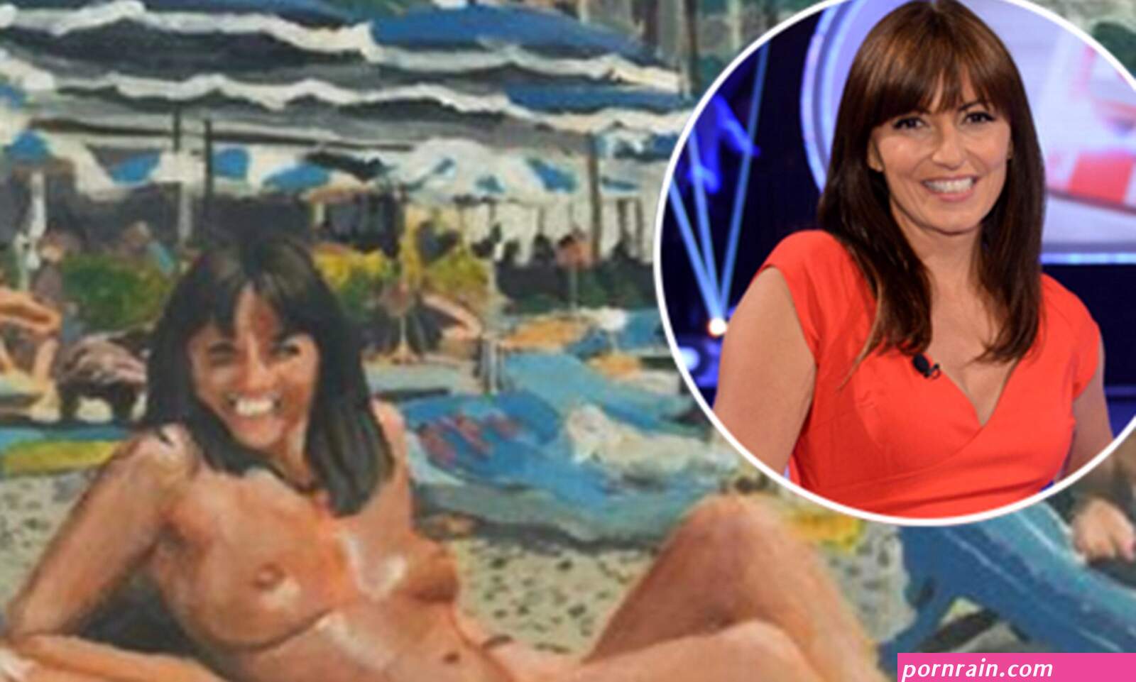 Davina McCall gives fans a shock as she posts oil painting of a nude sunbather
