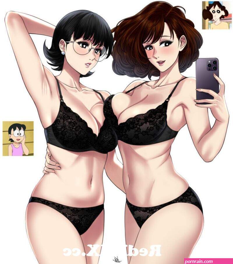 Misae and Tamako Shinchan x Doraemon from shinchan cartoon nanako ki chut ki Post