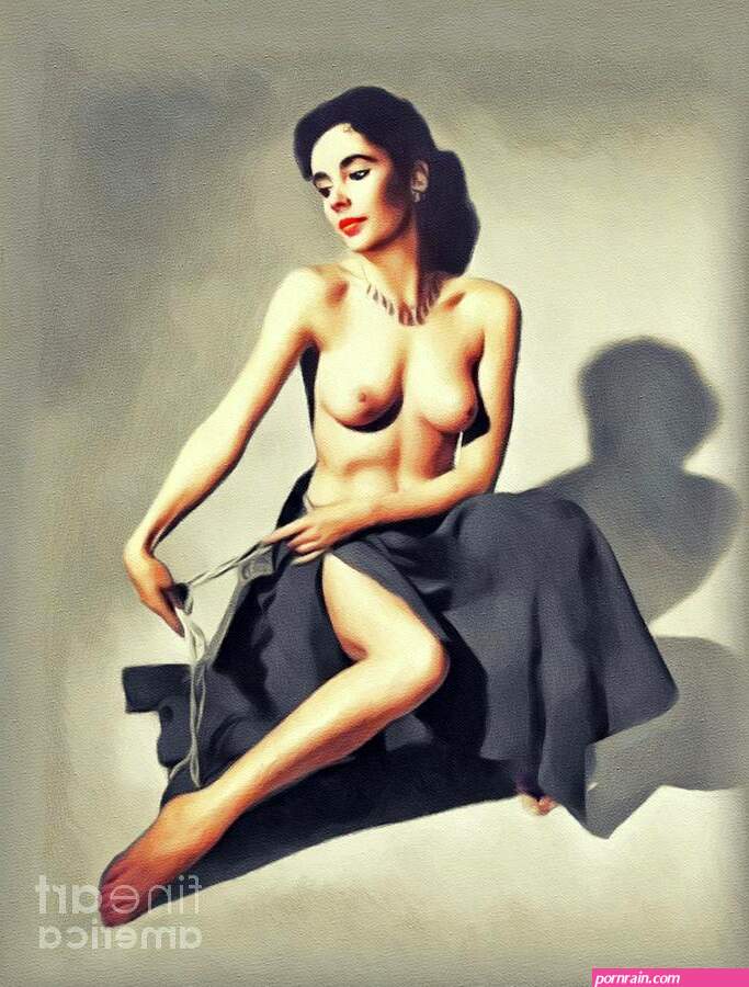 Elizabeth Taylor Hollywood Legend Painting by Esoterica Art Agency