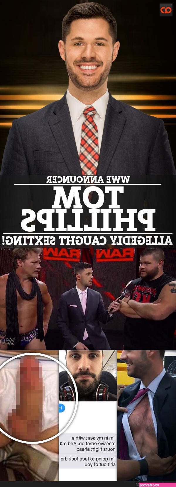 Tom Phillips WWE Announcer Allegedly Caught Sexting!