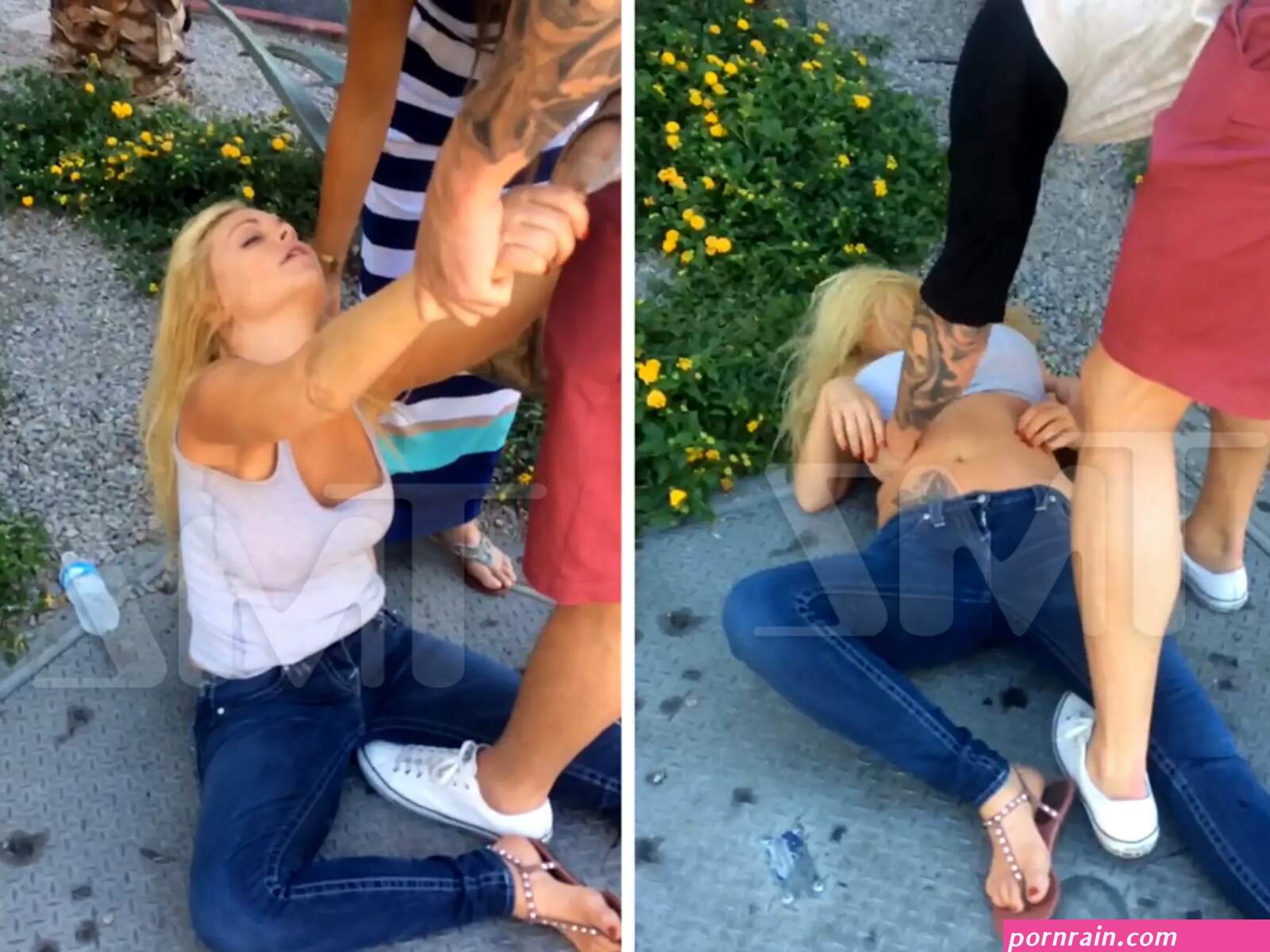 Porn Star Jesse Jane -- Passed OUT COLD On the Vegas Strip! (VIDEO)