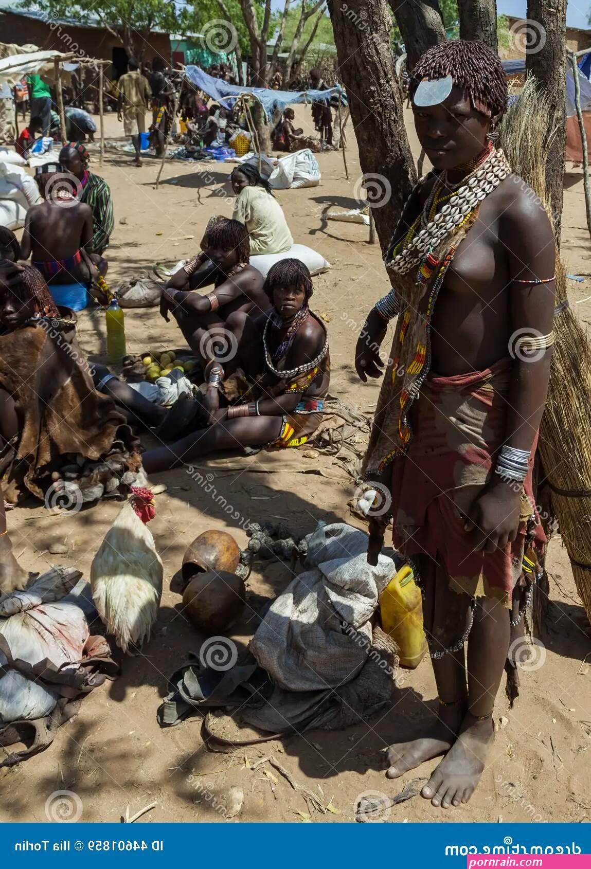 Tribal Woman Naked Stock Photos