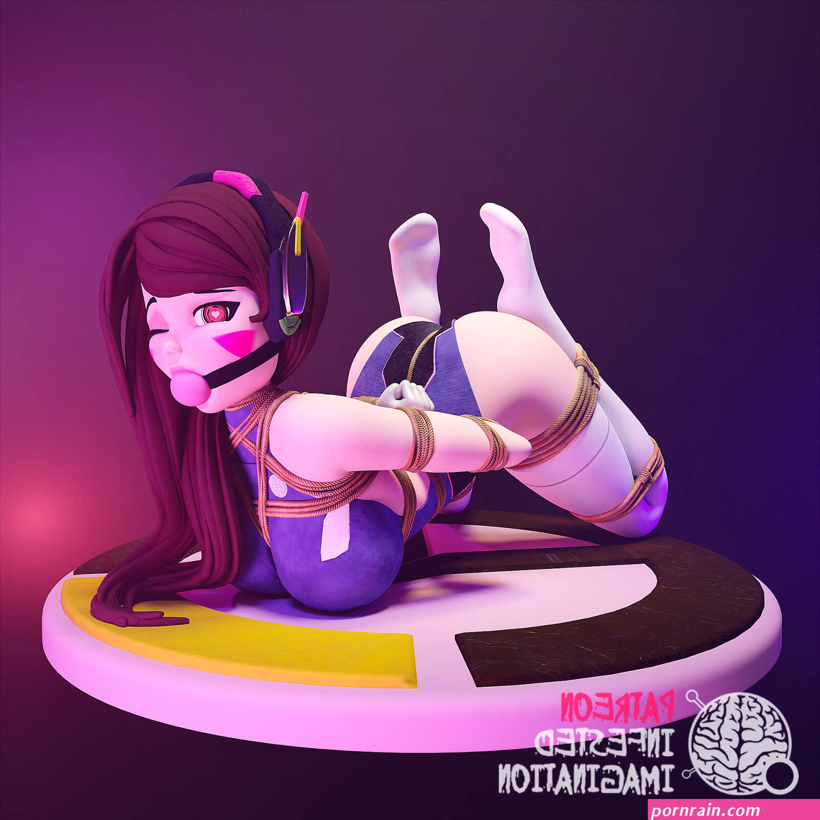 STL file D.VA BONDAGE DRESSEDNAKED3D printing idea to downloadCults