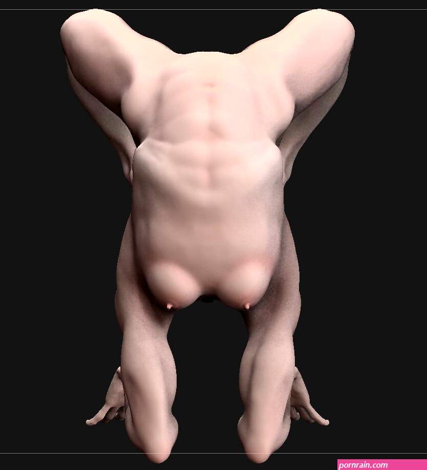 Naked elf girl 3D in 3DExport