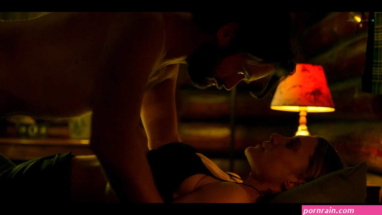 Katee Sackhoff nude butt Blu Hunt sex threesome
