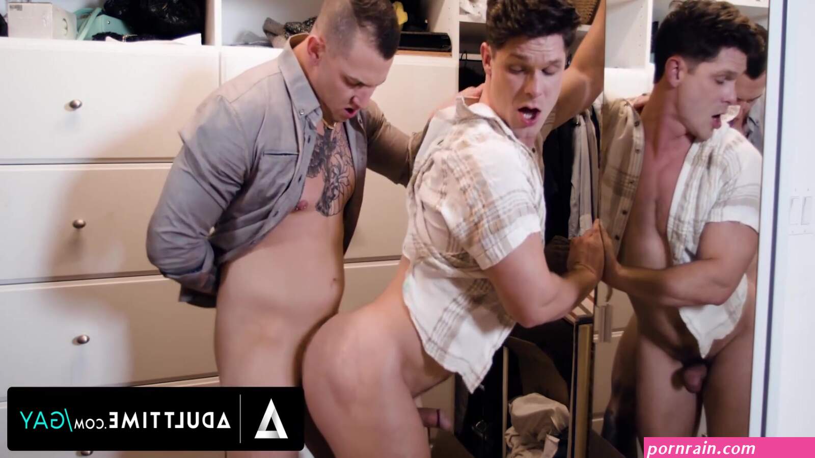Almost Caught Receiving Anal Creampie From Gay Stepbro-in-law! Full Scene 47 Min