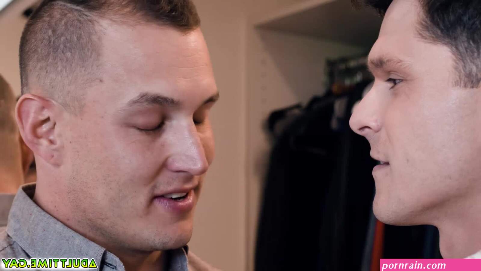 Devin Franco and Brock Kniles have sneaky sex in the closet