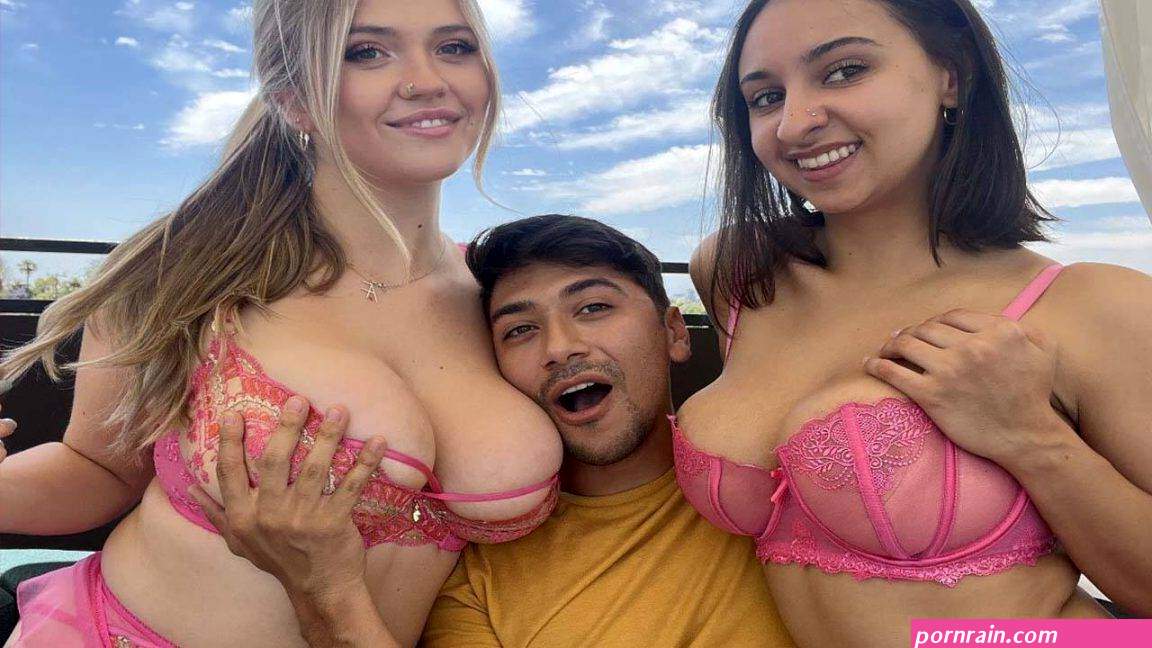 Angie Faith and Hailey Rose threesome Onlyfans fuck video