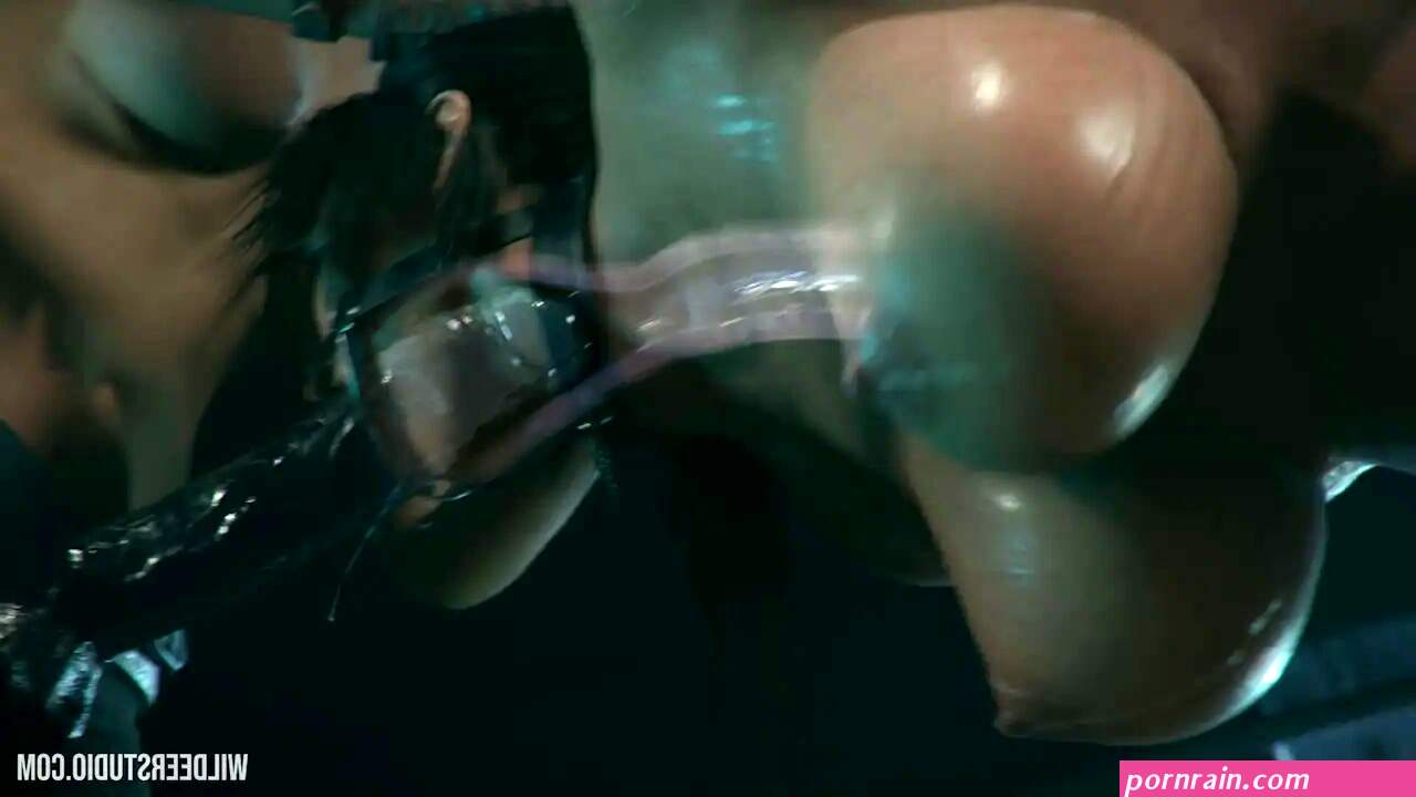 Lara Croft x-ray deepthroat