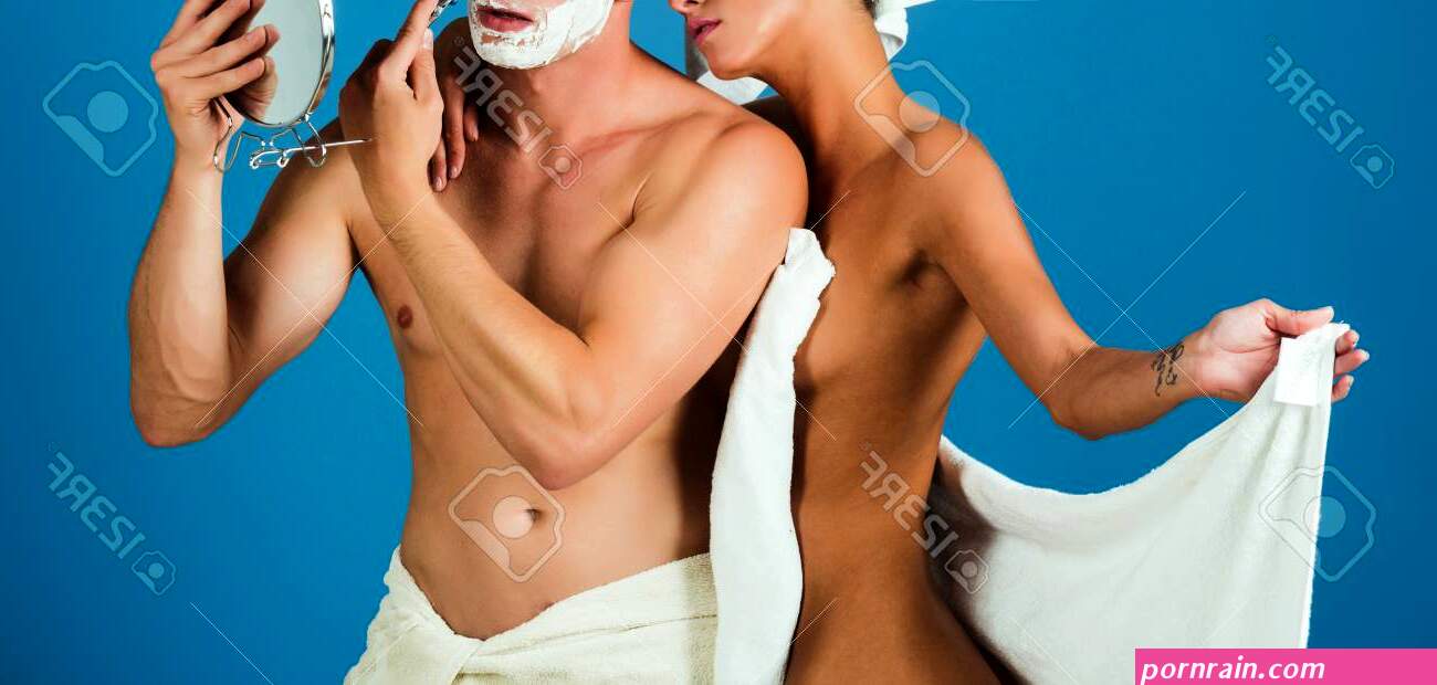 Family Grooming In Morning. Family Life Of Naked Woman And Man Trimming. Stock Photo Picture and Royalty Free Image. Image 94414143.