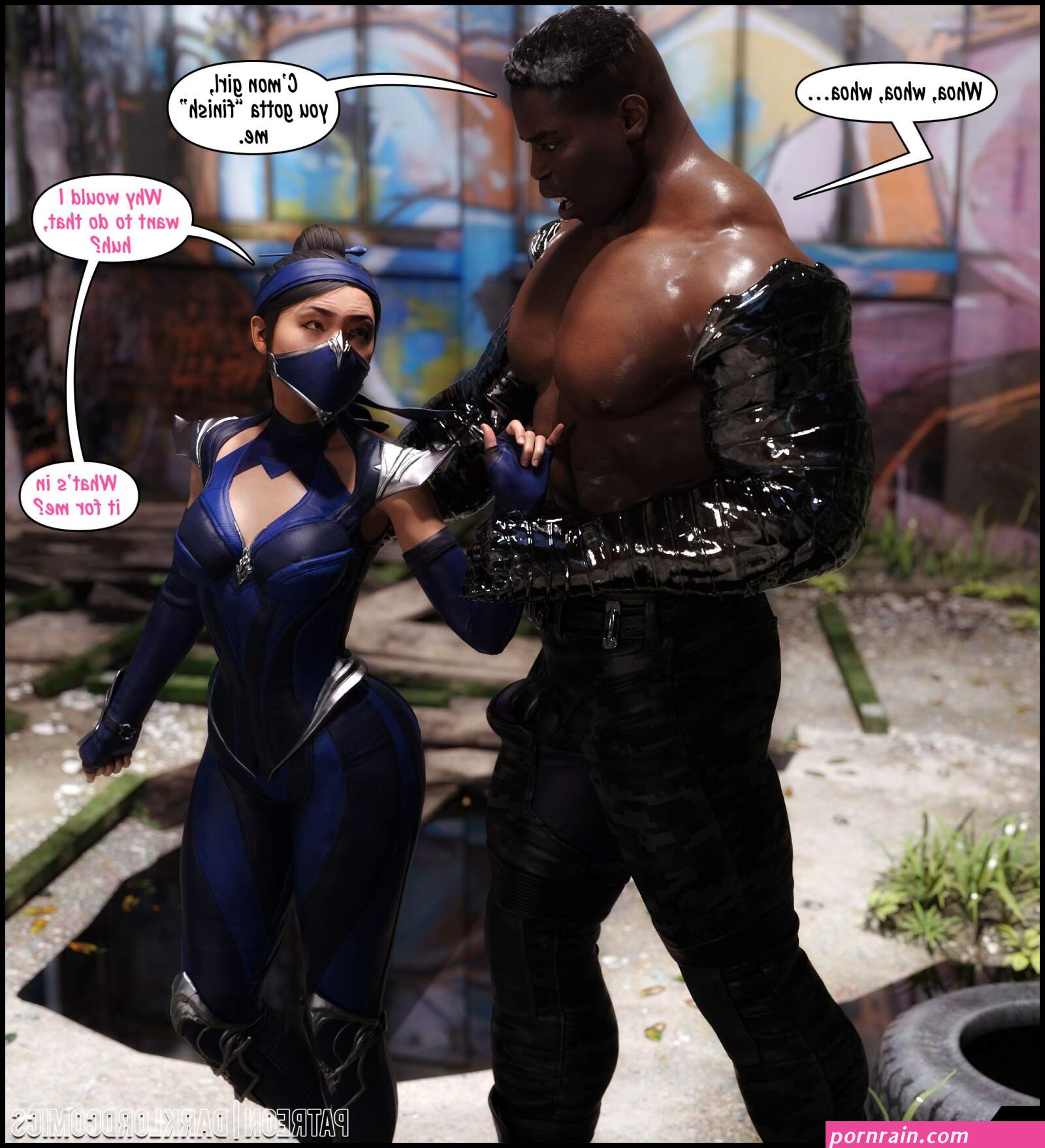 Kitana VS Jax Mortal Kombat Darklord