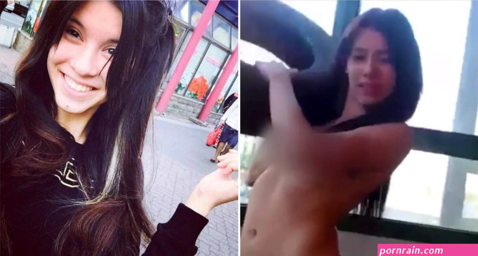 Una modelo desnuda lesion a una joven al tirar neumticos por la ventana mientras filmaba un video
