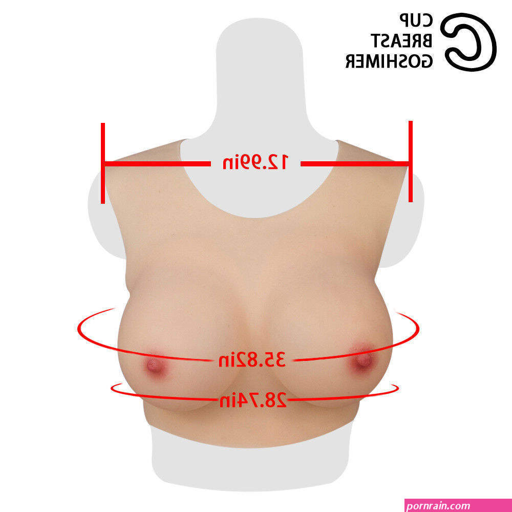 Silicone Crossdresser Breast Forms Breastplates Drag Queen Fake Boobs B-H Cup