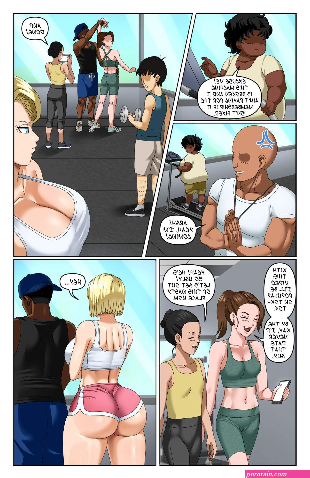 Android 18 NTR Part 3 Porn Comic english 05