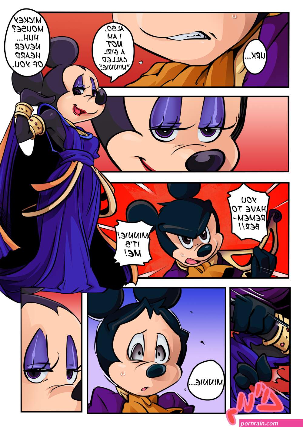 Mickey and The Queen mickey mouse porn comic by hentaib nearphotison. Furry porn comics.