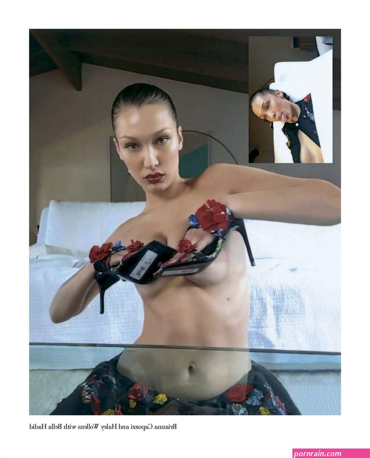 Bella Hadid Nude For Vogue During COVID-19 Quarantine
