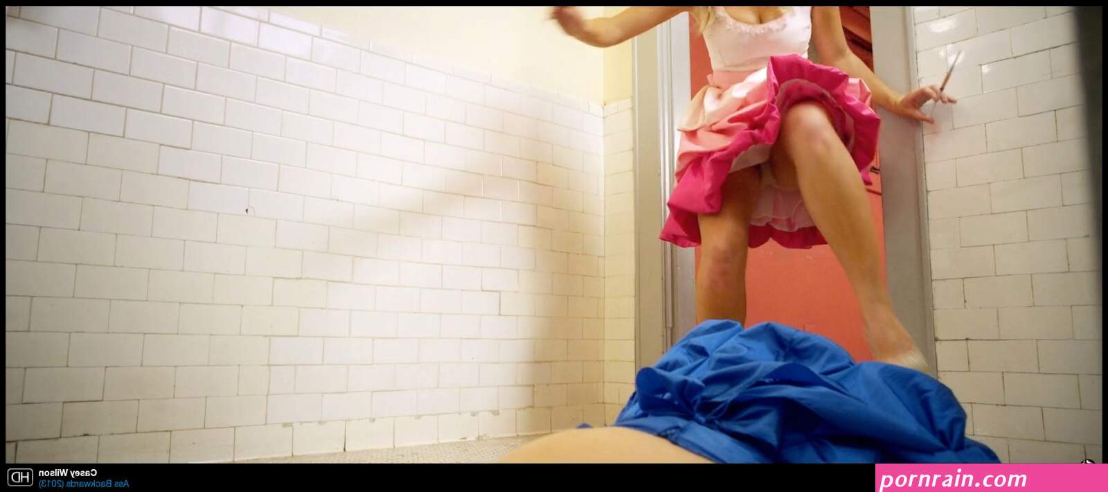 Naked Casey Wilson in Ass Backwards ANCENSORED