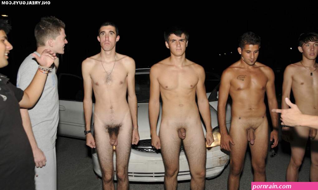 Guys Stripped Naked On Stage