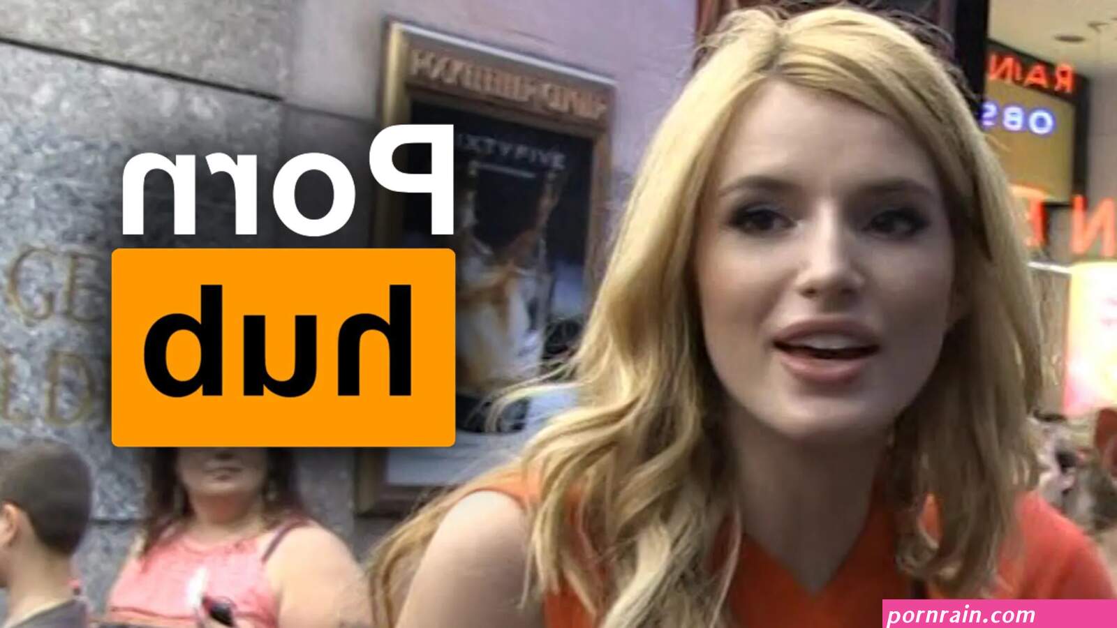 Bella Thorne Receiving Pornhub Award For Directing Adult Film