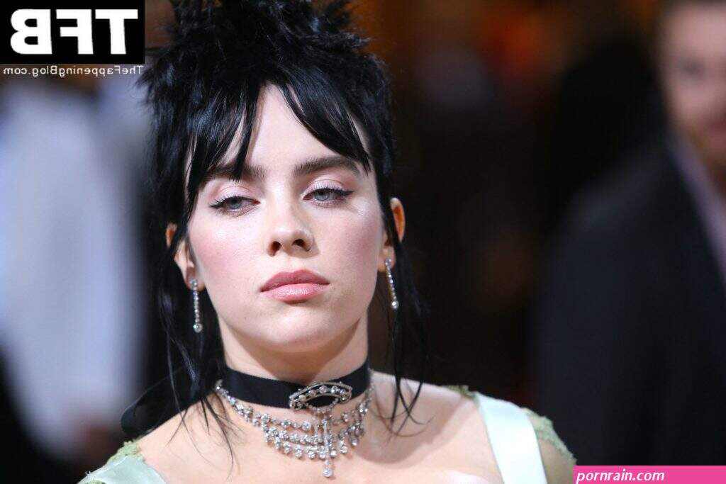 Billie Eilish Showcases Nice Cleavage at The 2022 Met Gala in NYC 155 Photos
