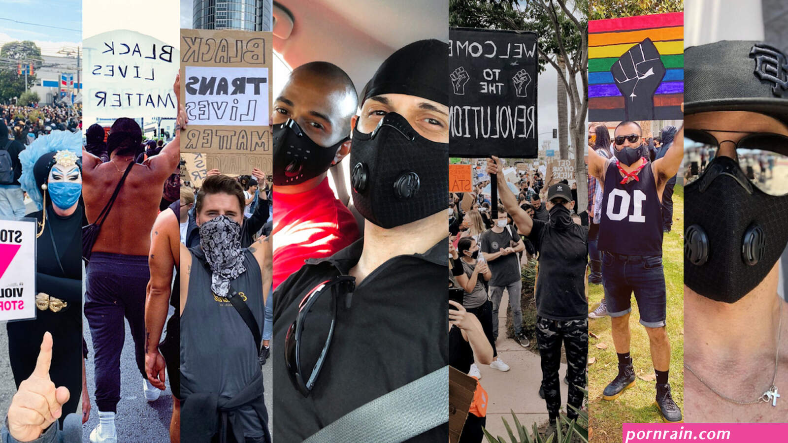 Gay Porn Stars Continue to Protest and Support Black Lives Matter Movement