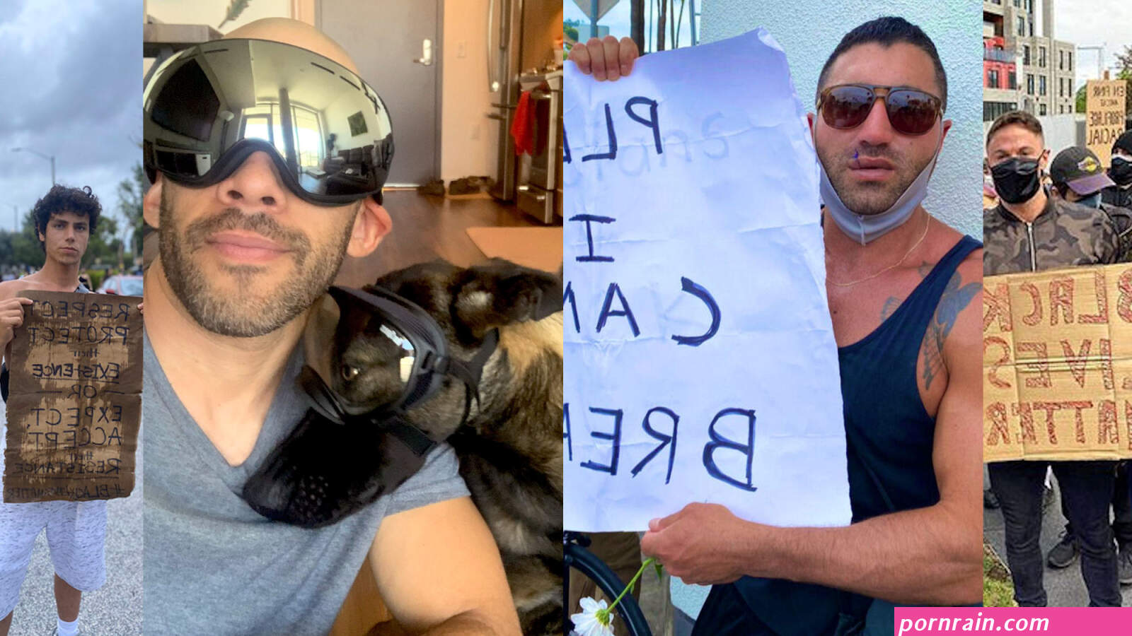 Gay Porn Stars Continue to Support Black Lives Matter Movement in Protests