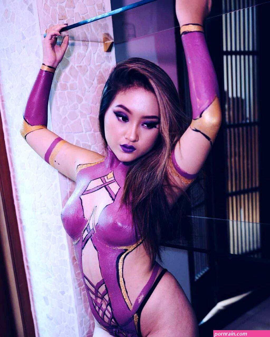 7 sexy hot busty babe body painting modelindonesia nudeindonesia nudeasia nudeart nudemodel telanjang bugil sexy softcore