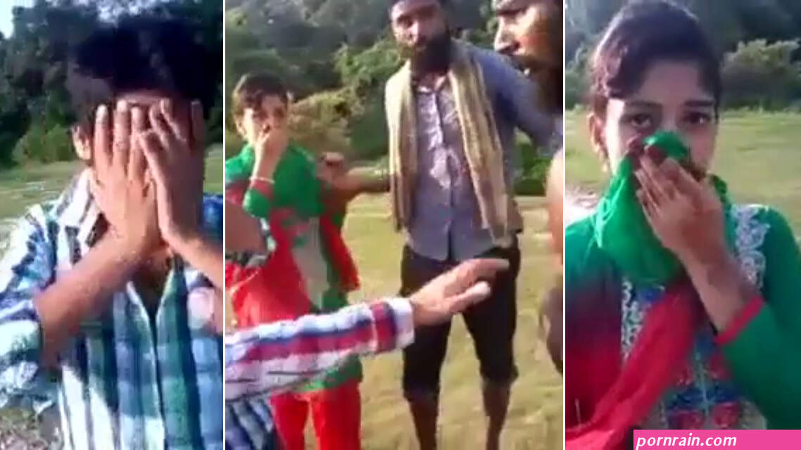 Viral Desi XXX video! Punjabi girl caught having sex outdoor with two local guy