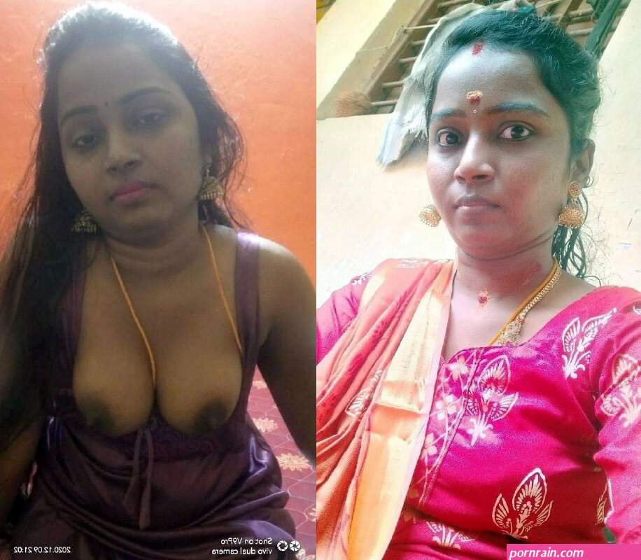 Dusky Tamil Newly Married Wife Nude Selfie Photos