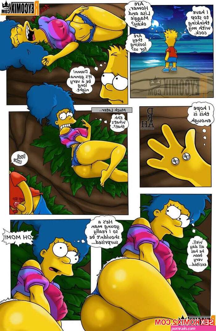 Porn comic The Simpsons Paradise. DRAH NAVLAG Sex comic MILF Marge and