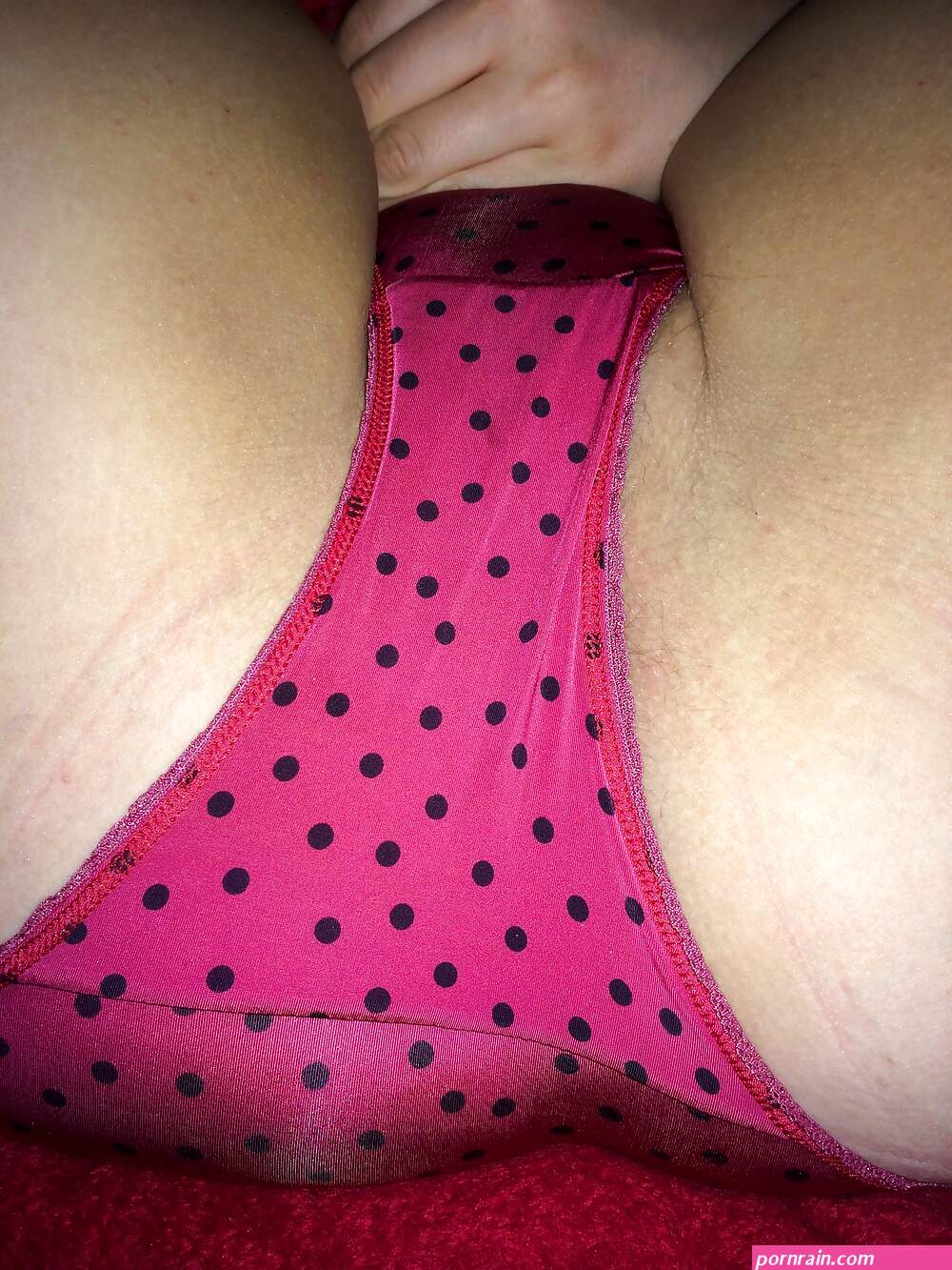 Pulling my panties aside and showing my pussy Porn Pictures XXX Photos Sex Images 2080533