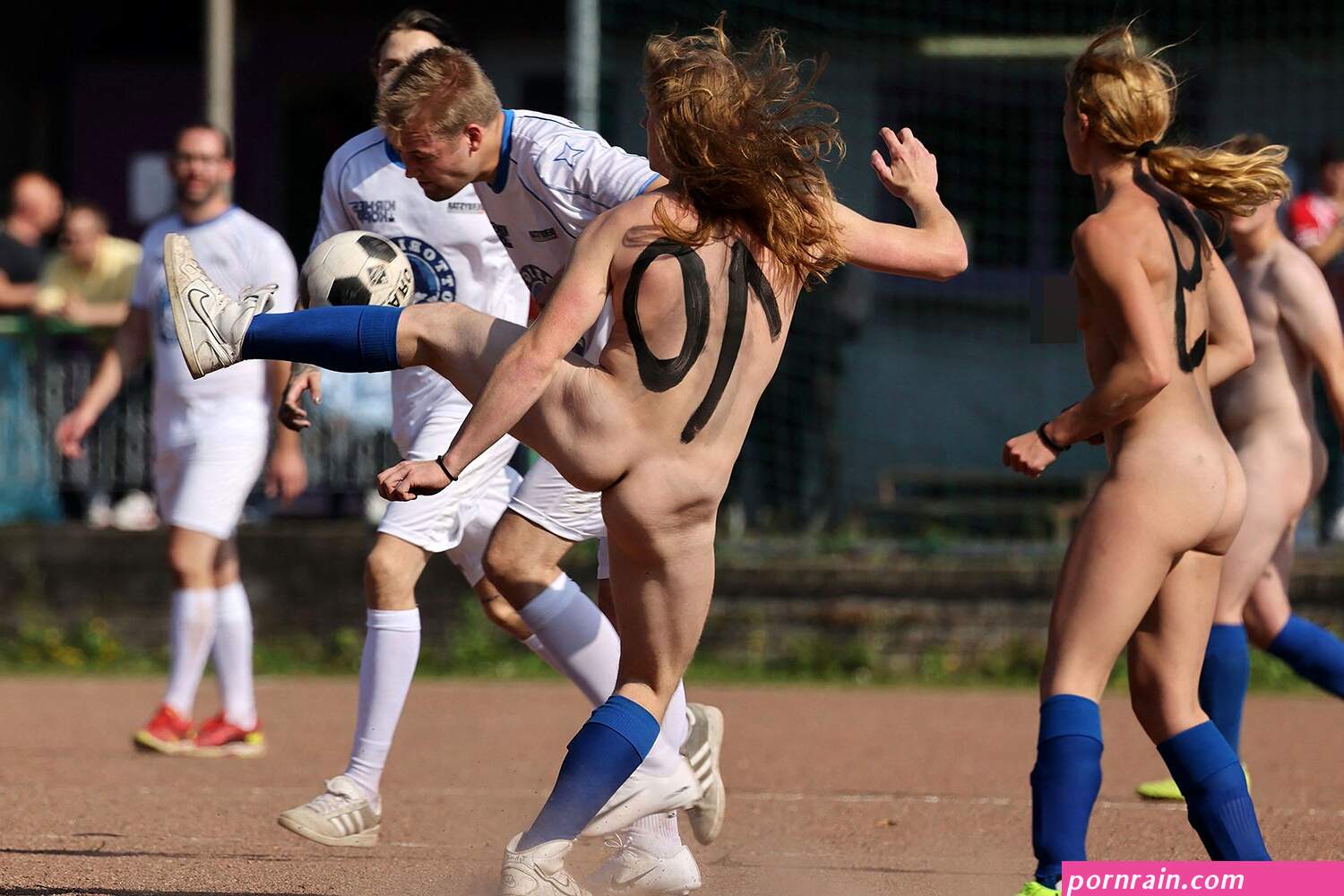 Naked Women Football Team