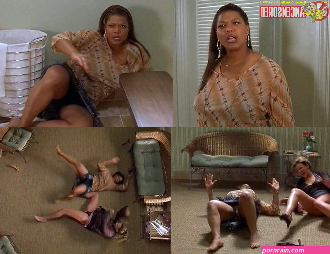 Naked Queen Latifah in Bringing Down the House ANCENSORED