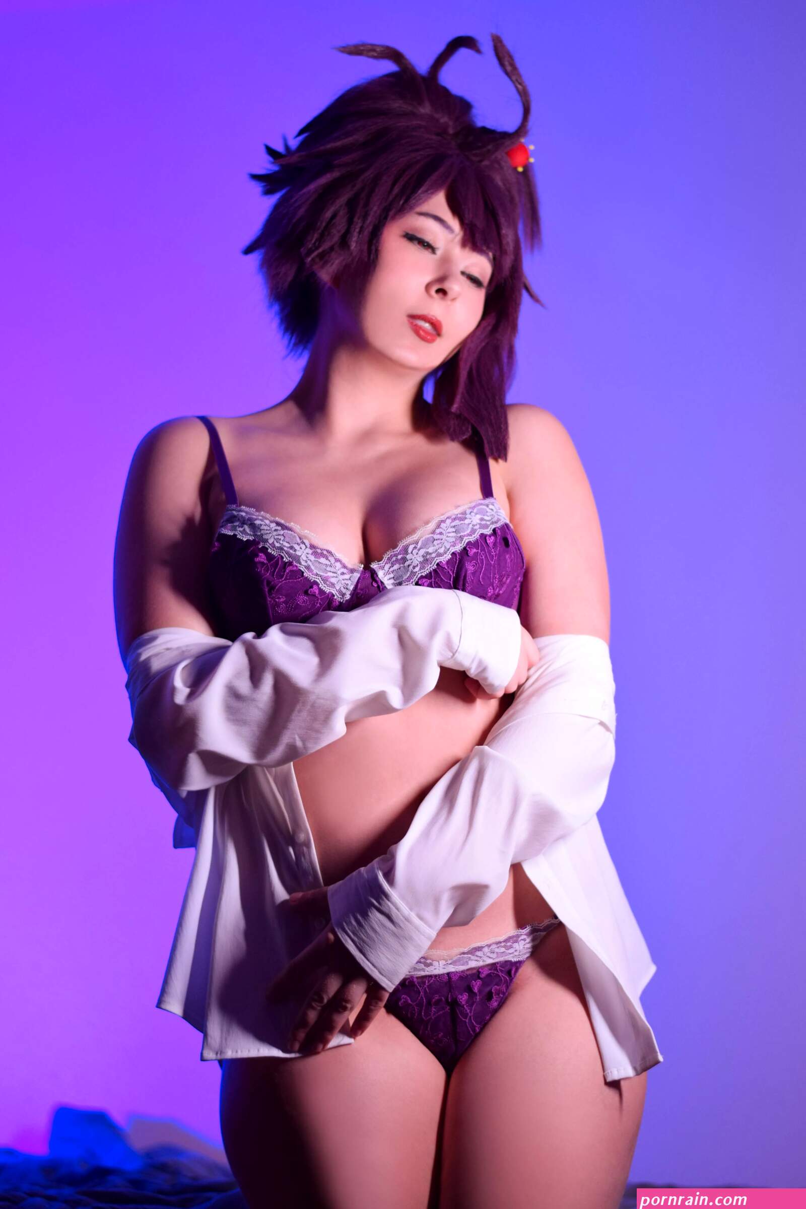 Lingerie Yuzuriha from Hells Paradise by Ribaibu nudes