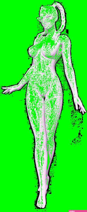 STL file Nude Sabina from Fortnite 3D printer model to downloadCults