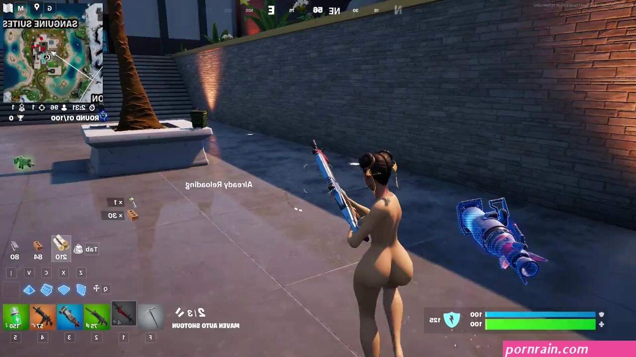 Fortnite Gameplay chun Li Nude