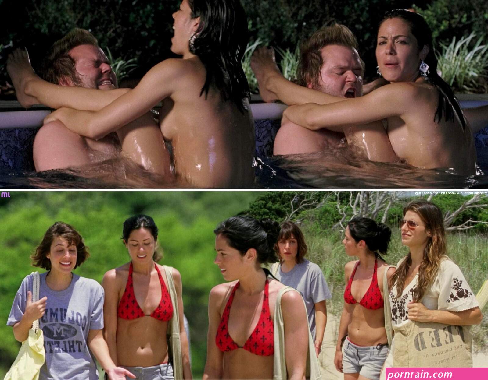 Naked Michelle Borth in A Good Old Fashioned Orgy ANCENSORED