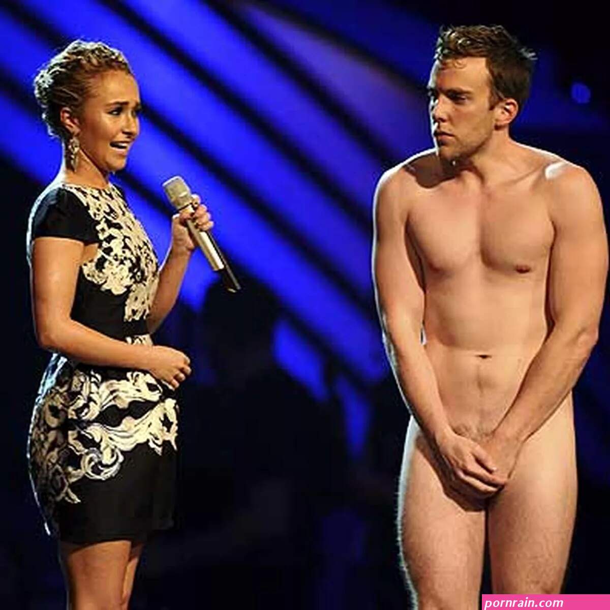 MTV Europe Music Awards 2011: Hayden Panettiere upstaged by STREAKER