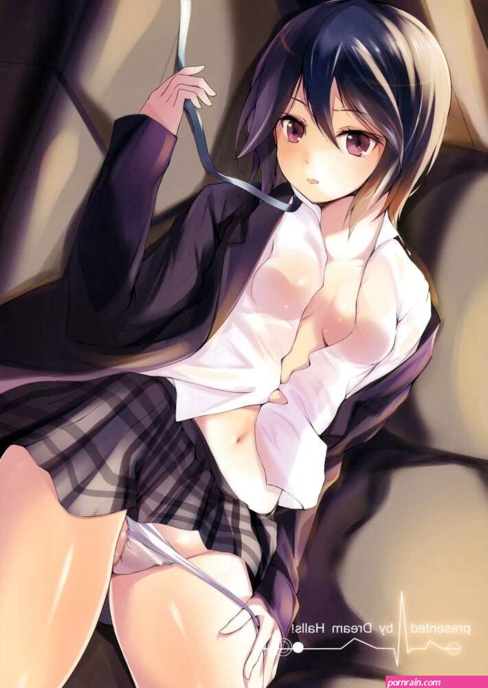 ASHD Anime anime-topless-boobs-school-uniforms-kokoro-connect-inaba-himeko Wall Poster Paper Print